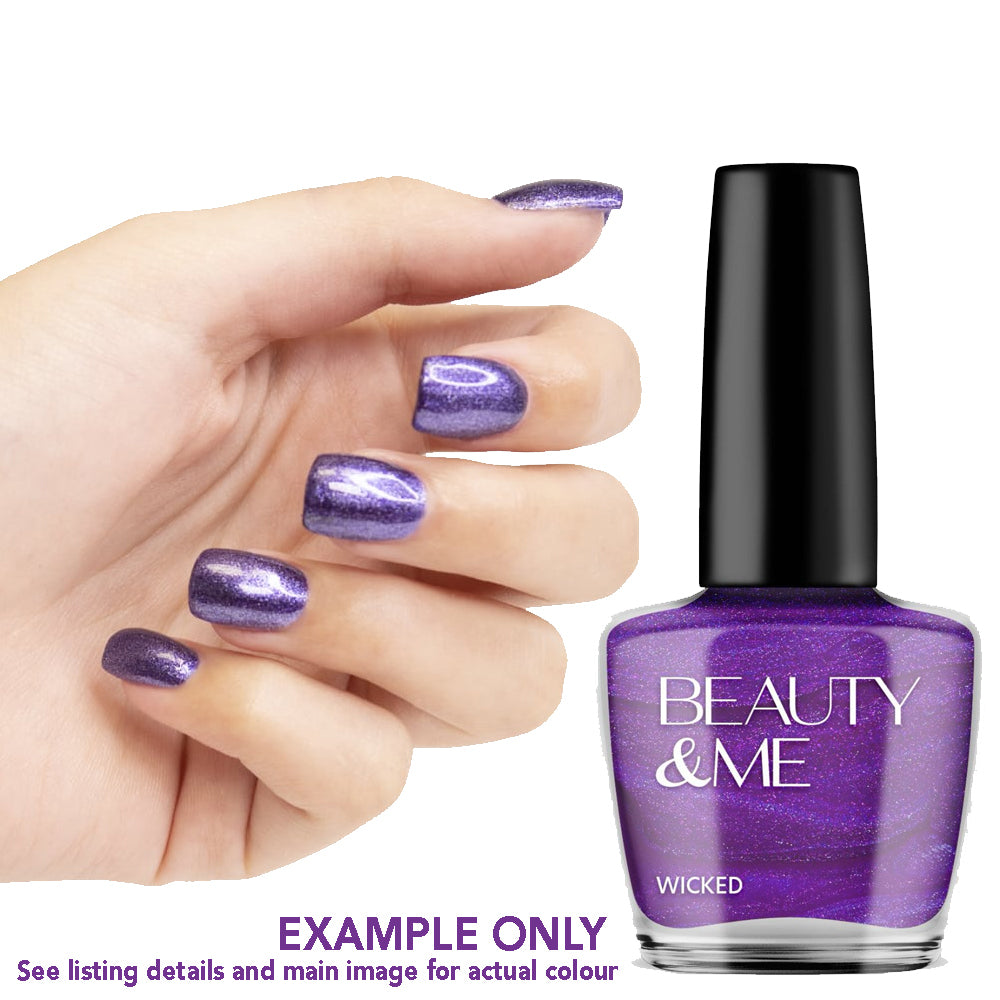 Beauty & Me 'Lollipop' Deep Purple Nail Polish 12ml