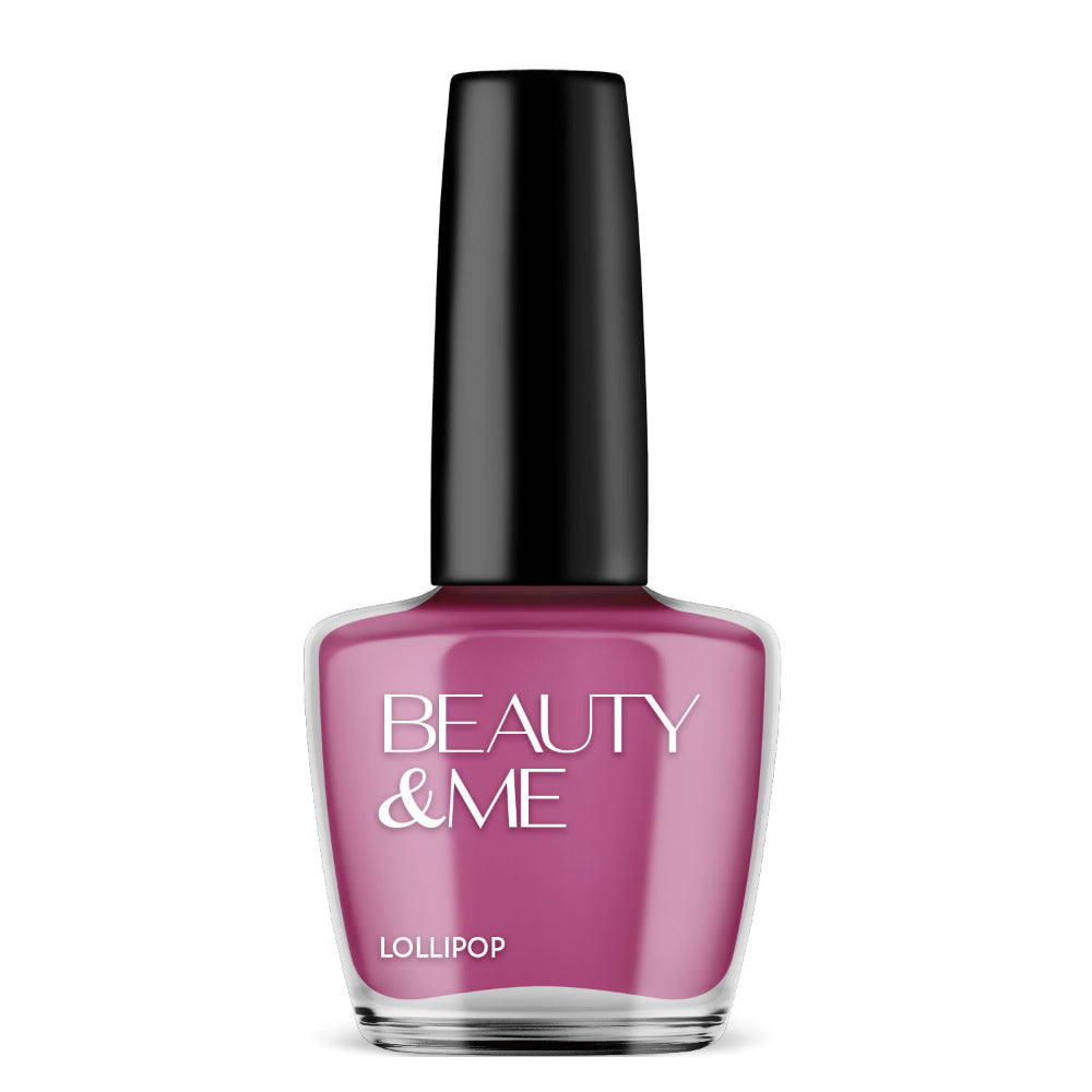 Beauty & Me 'Lollipop' Deep Purple Nail Polish 12ml