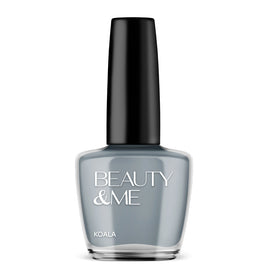 Beauty & Me Koala Mid Grey Nail Polish 12ml Quick Dry Gloss Finish
