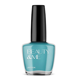 Beauty & Me Lagoon Teal Green Nail Polish 12ml Quick Dry High Shine Finish