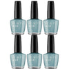 Beauty & Me Soft Green Blue Nail Polish Duo 6 Pack Quick Dry Gloss Finish
