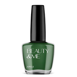 Beauty & Me Jungle Green Nail Polish 12ml Long Lasting High Gloss Finish