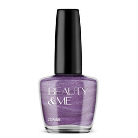 Beauty & Me Zombie Metallic Mid Purple Nail Polish 12ml High Gloss Finish