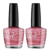 Beauty & Me Punch Two Tone Metallic Light Pink Nail Polish 2x 12ml Duo