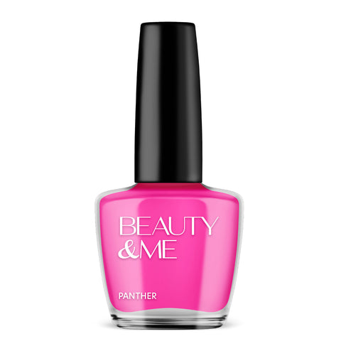 Beauty & Me Panther Pink Nail Polish 12ml Quick Dry Long Lasting