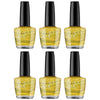 Beauty & Me Gold Nail Polish Duo 6 Pack 12ml Two Tone Gloss Finish