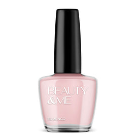 Beauty & Me Flamingo Very Light Pink Nail Polish Quick Dry Gloss 12ml