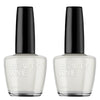 Beauty & Me Snow White Nail Polish Duo 2x12ml Quick Dry Long Lasting Finish