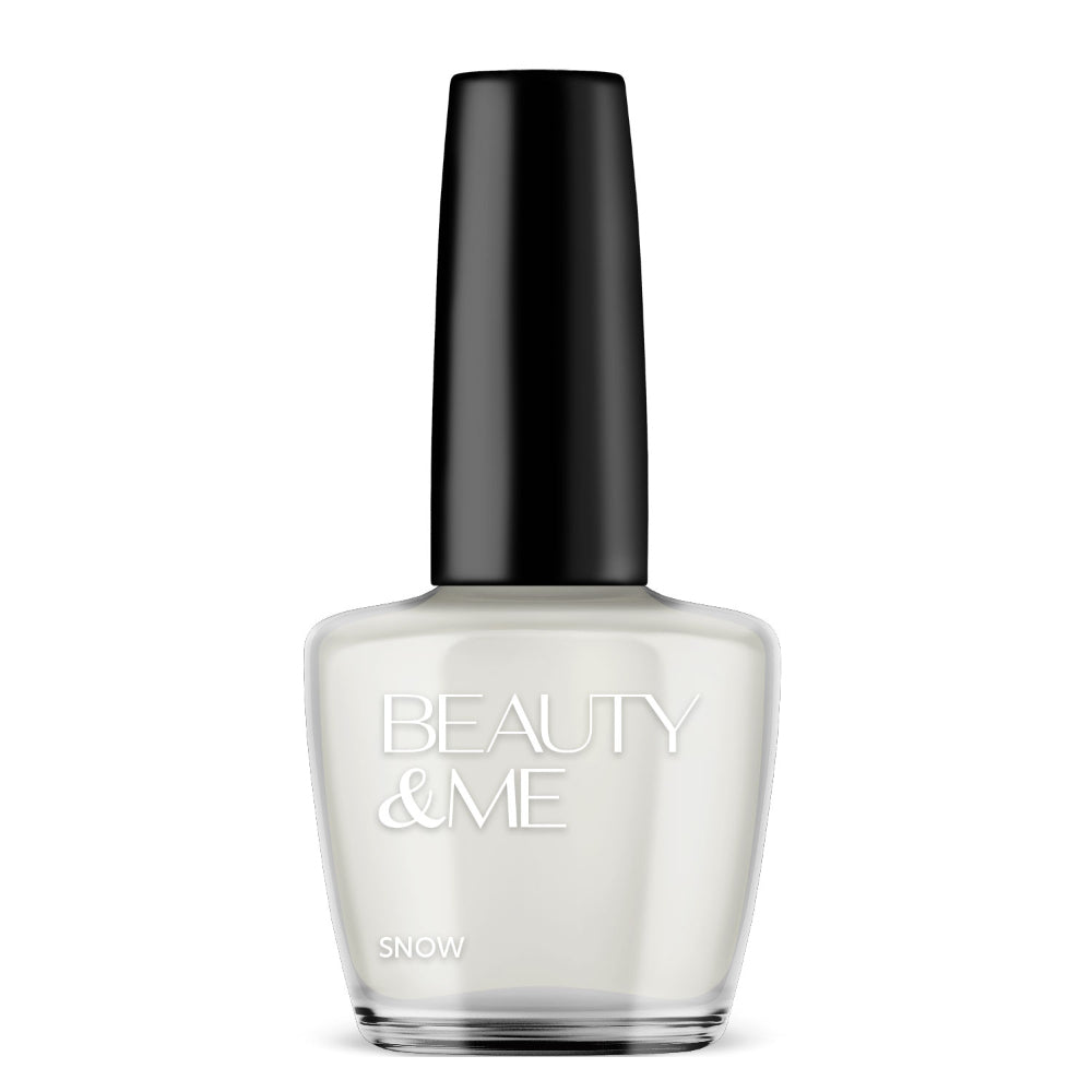 Beauty & Me 'Snow' White Nail Polish 12ml