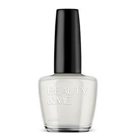Beauty & Me Snow White Nail Polish 12ml Quick Dry Gloss Long Lasting Finish