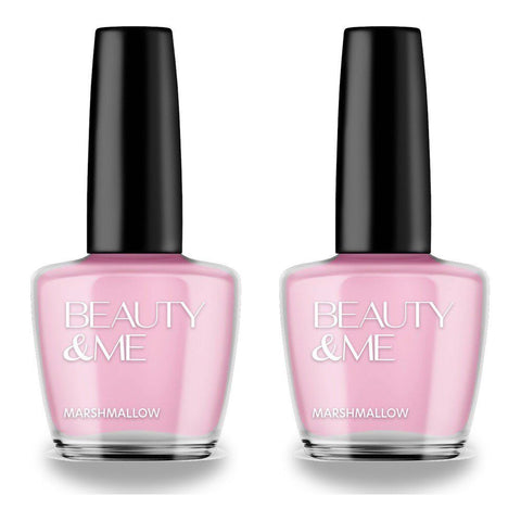 Beauty & Me Nail Polish Marshmallow Box of 6 Bundle of 2