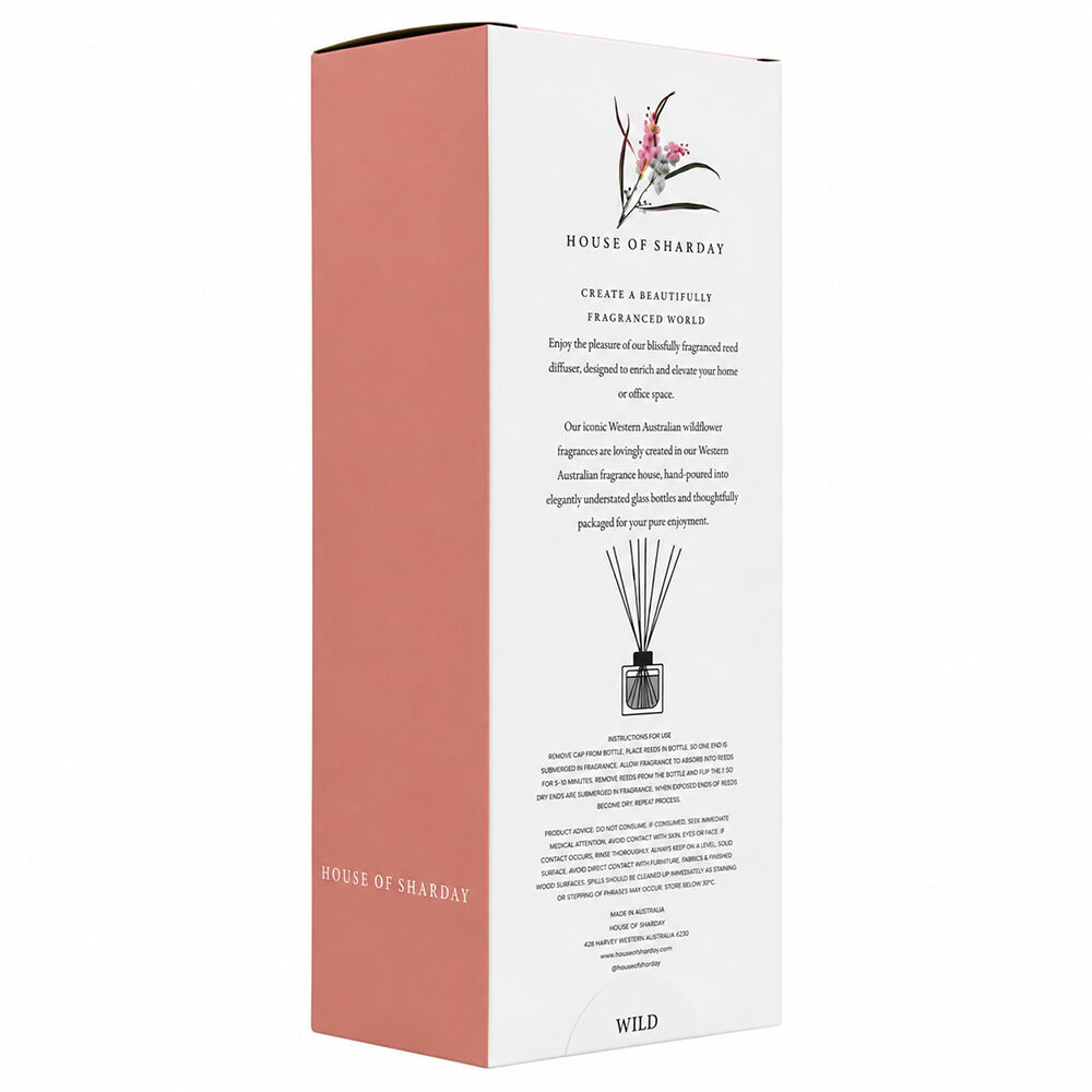 Sharday Wild Room Reed Diffuser 100ml Australian Made Home Fragrance