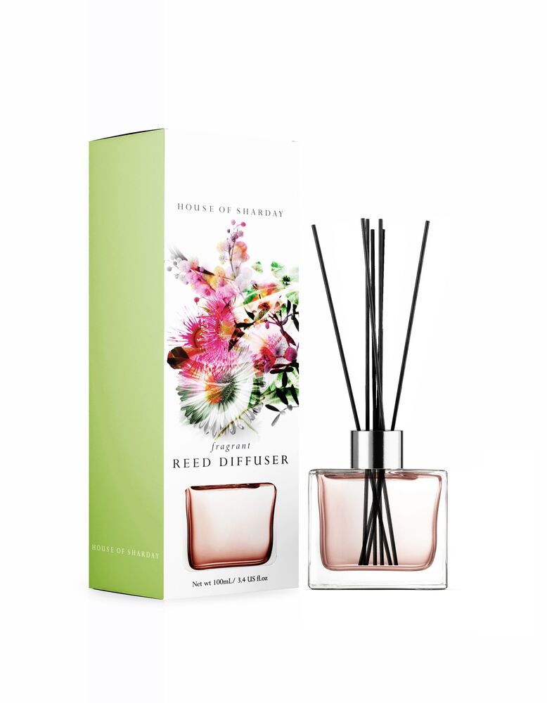 Sharday Wild Roses Room Reed Diffuser 100ml Australian Made Home Fragrance