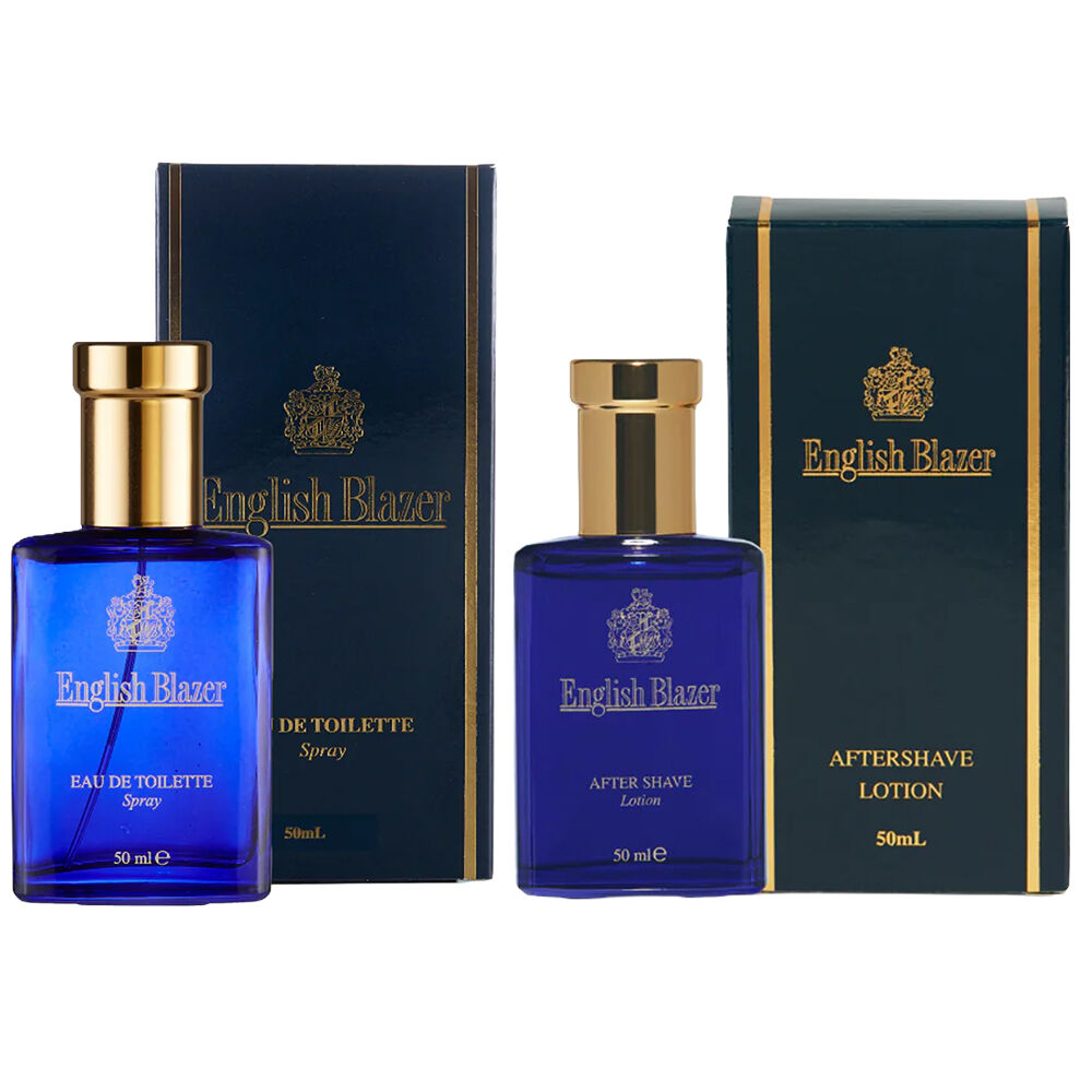 English Blazer After Shave Lotion and Eau De Toilette Mens Set 50ml