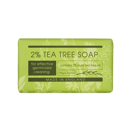 2% Tea Tree Soap Bar 190g with Aloe Vera Natural Antibacterial Cleanse