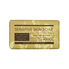 Sensitive Skin Soap Bar 190g with Shea Butter and Glycerine UK Made Vegan Cleanser
