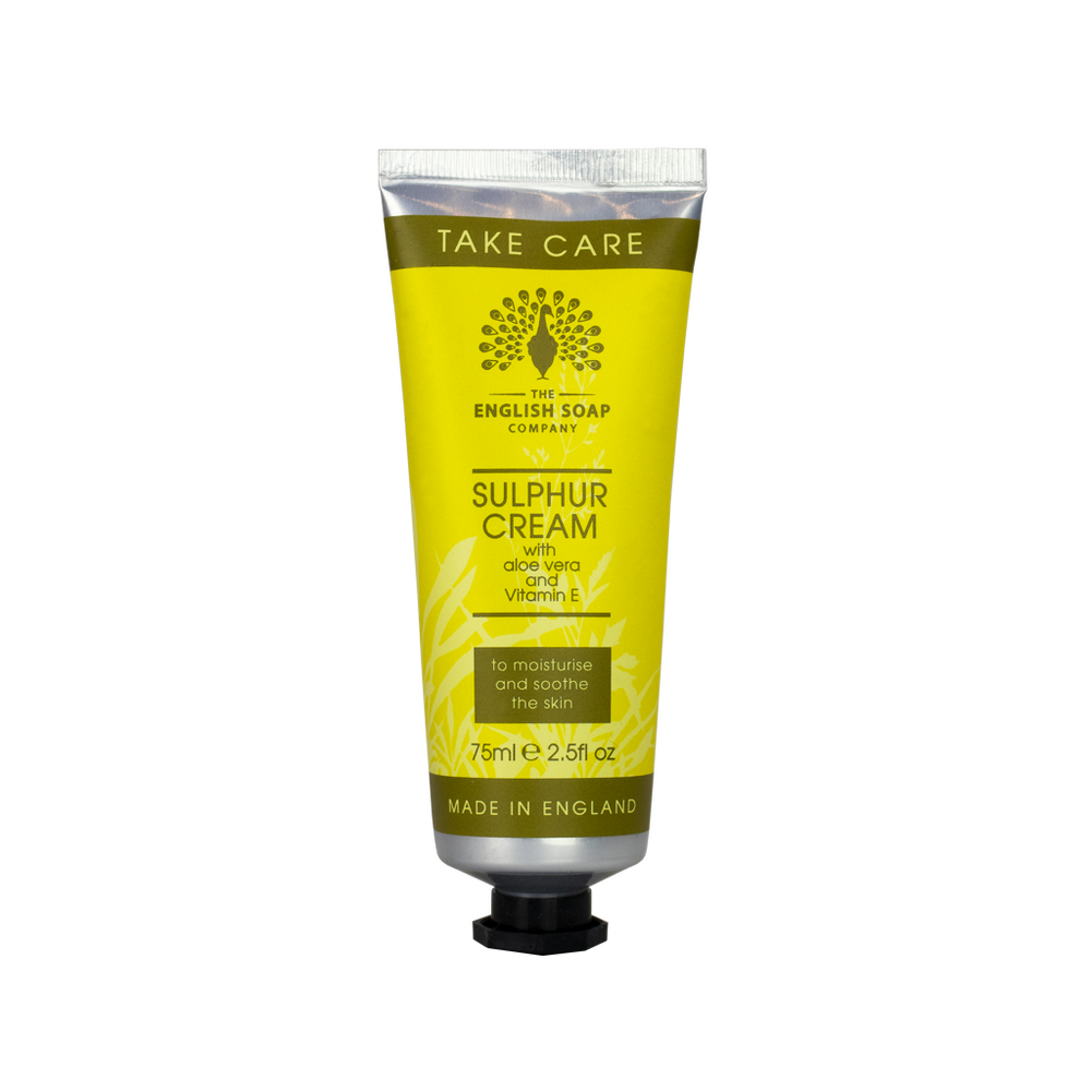 Sulphur Cream 75ml with Shea Butter Aloe Vera Vitamin E for Clear Healthy Skin