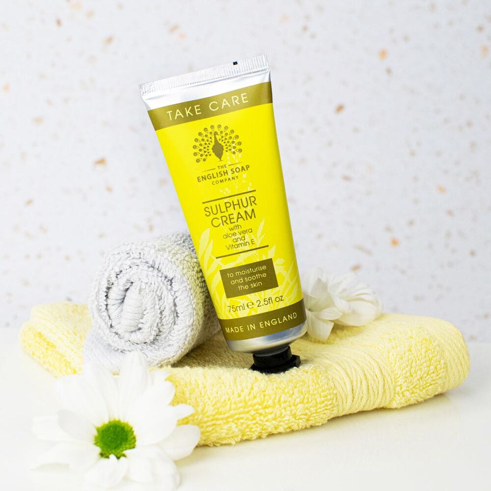 Sulphur Cream 75ml with Shea Butter Aloe Vera Vitamin E for Clear Healthy Skin