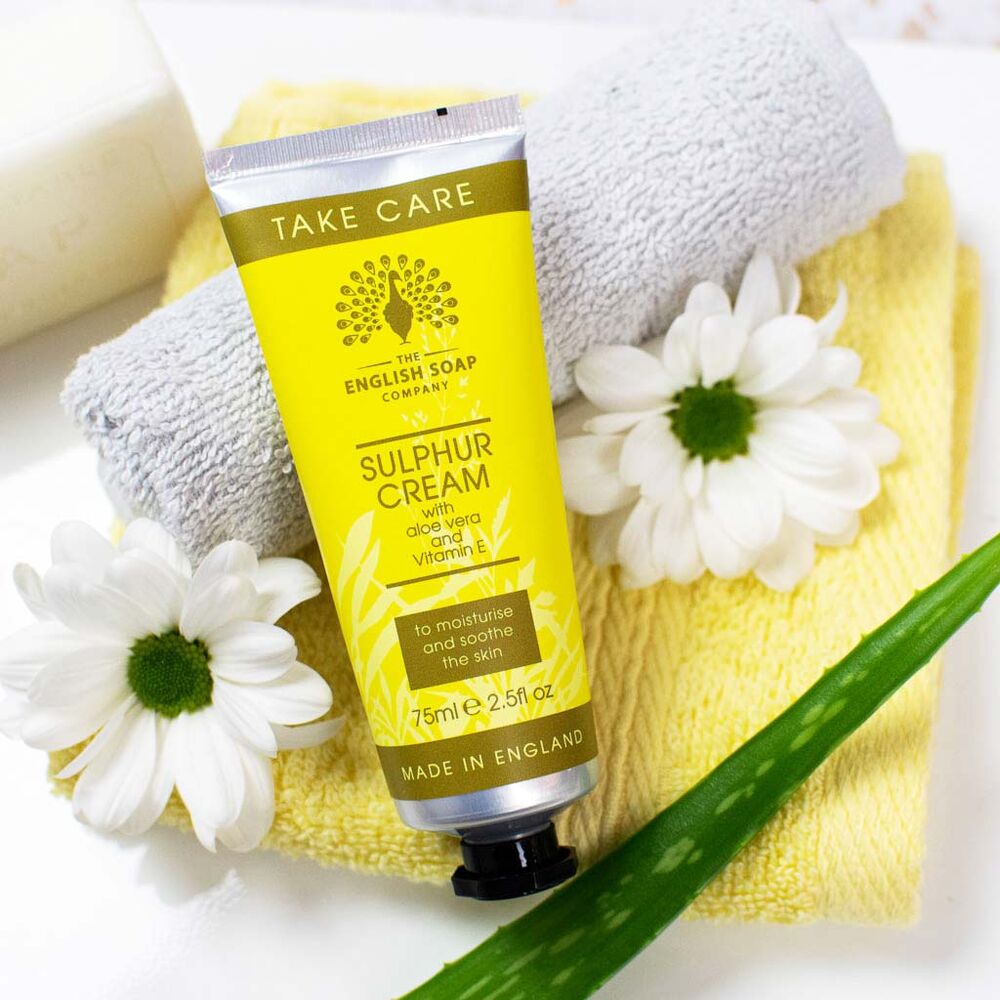 Sulphur Cream 75ml with Shea Butter Aloe Vera Vitamin E for Clear Healthy Skin