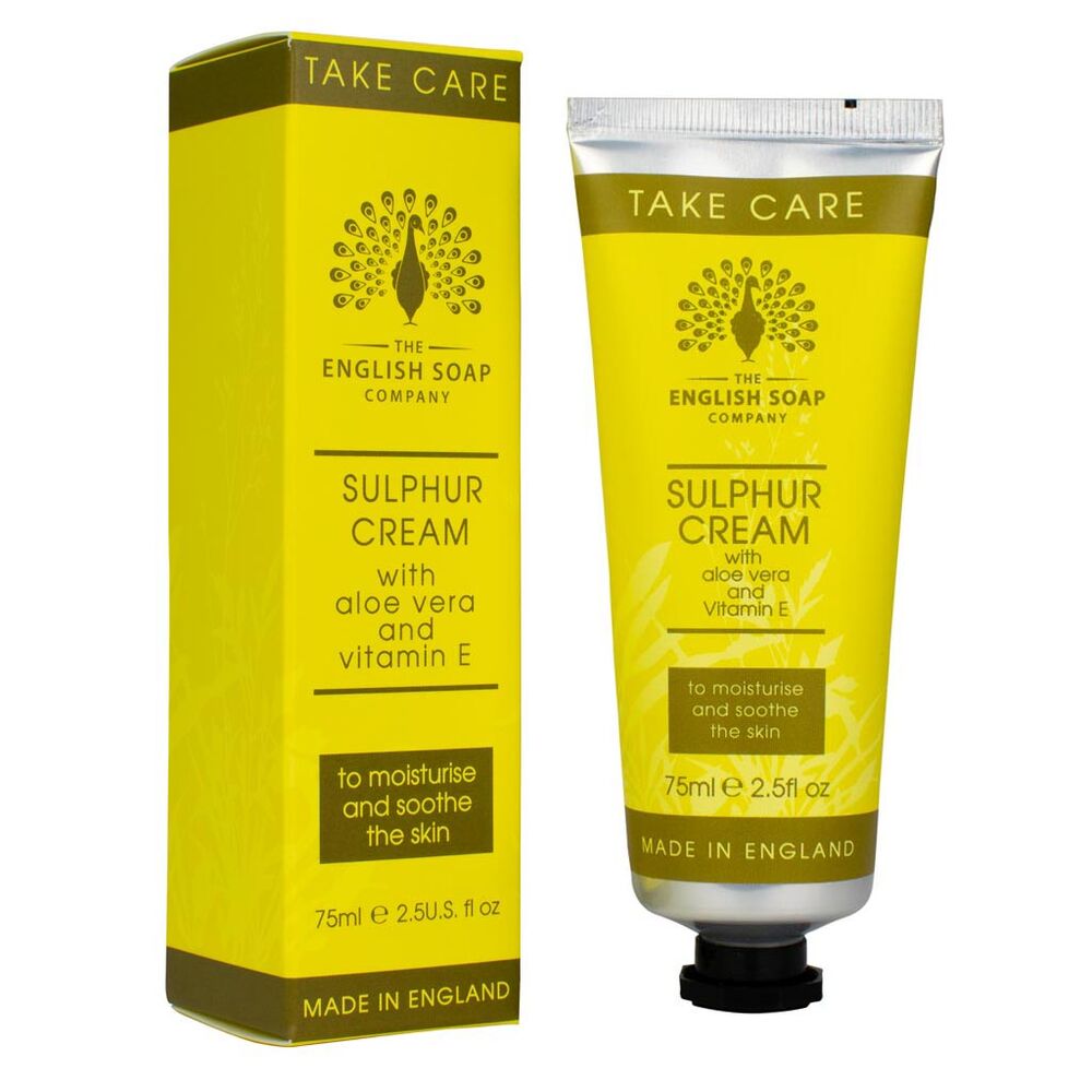 Sulphur Cream 75ml with Shea Butter Aloe Vera Vitamin E for Clear Healthy Skin