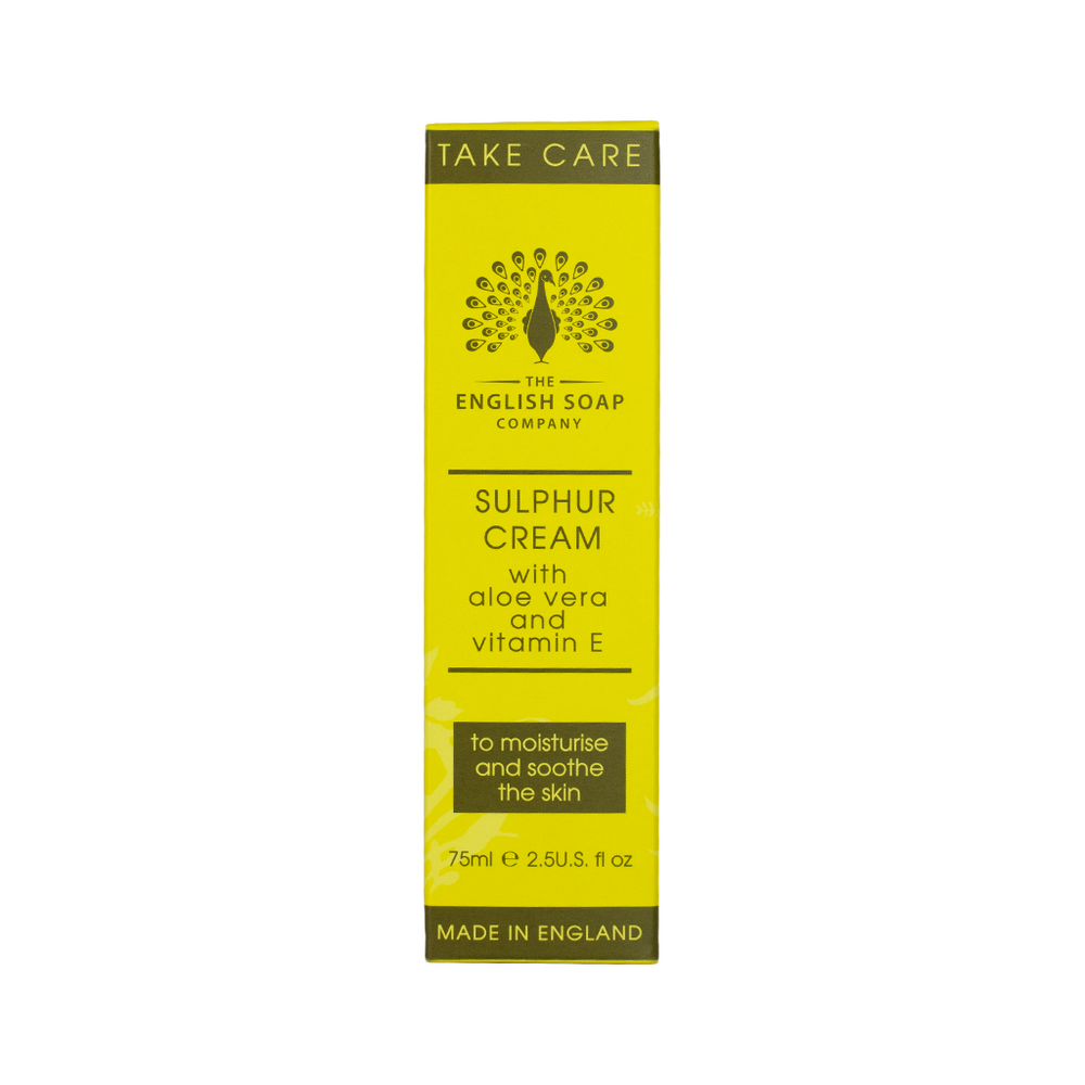 Sulphur Cream 75ml with Shea Butter Aloe Vera Vitamin E for Clear Healthy Skin
