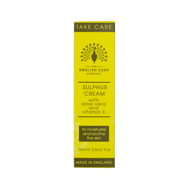 Sulphur Cream 75ml with Shea Butter Aloe Vera Vitamin E for Clear Healthy Skin