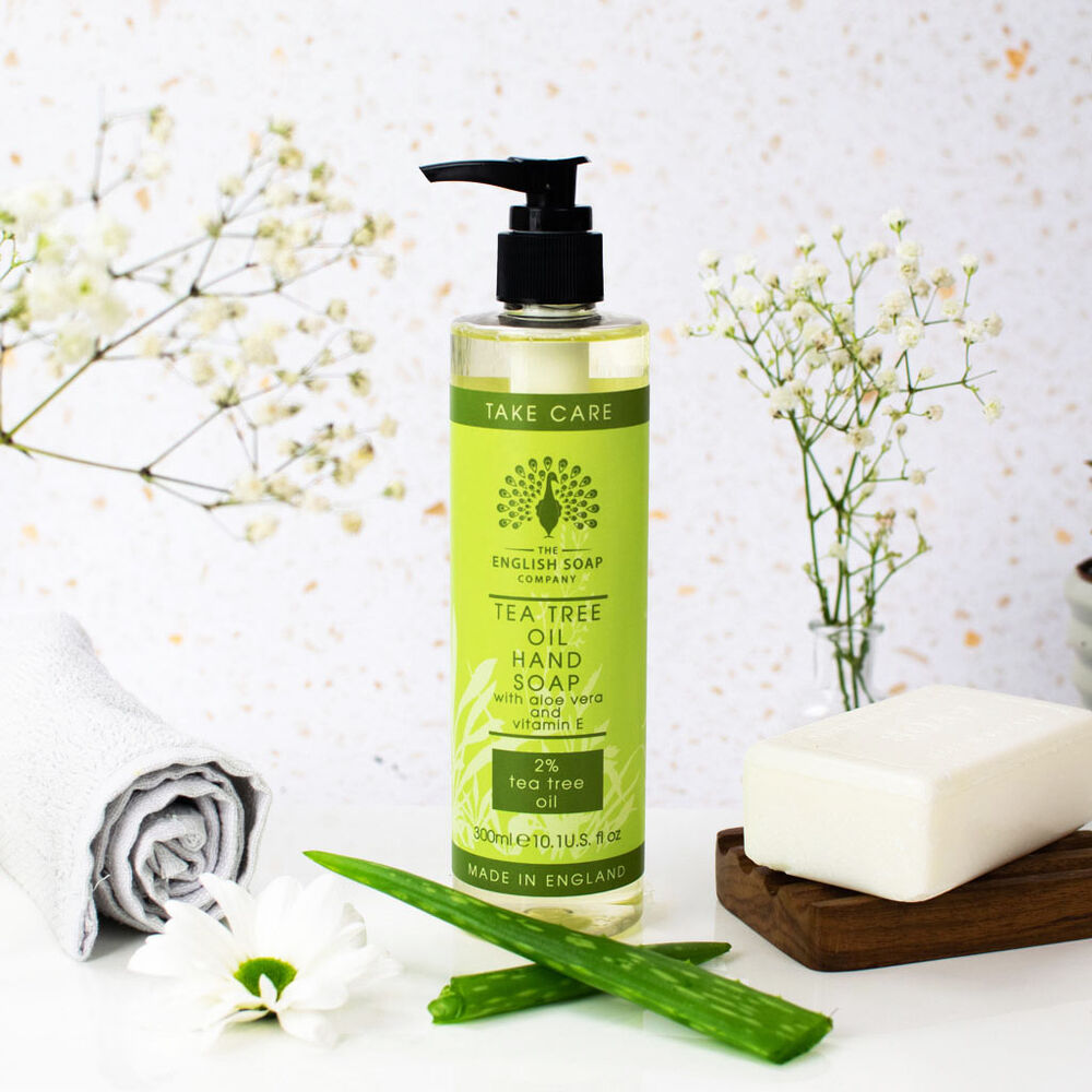 Tea Tree Oil Hand Wash 300ml with Aloe Vera and Vitamin E for Skin Care