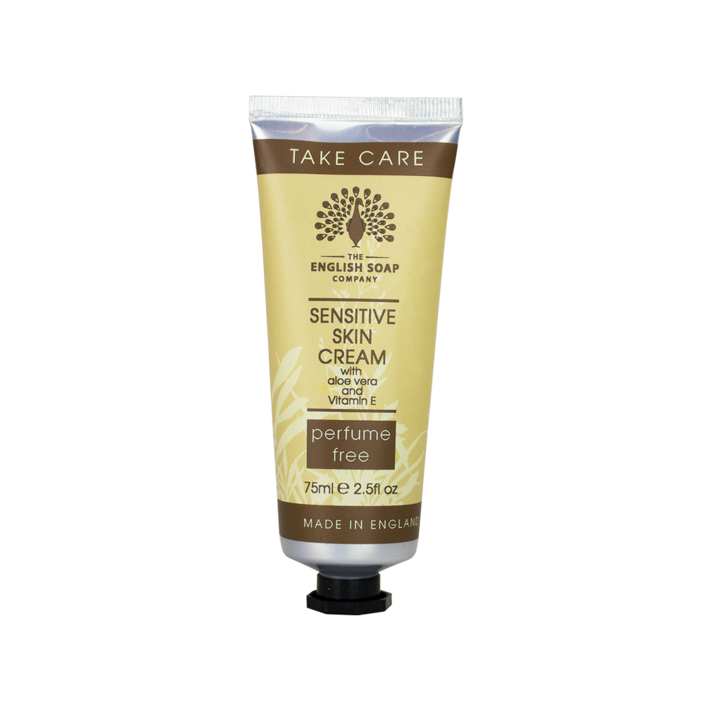 Sensitive Skin Hand Cream 75ml with Shea Butter Aloe Vera Vitamin E UK Made