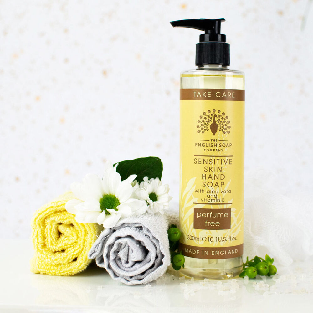 Sensitive Skin Hand Wash 300ml Fragrance Free with Aloe Vera and Vitamin E