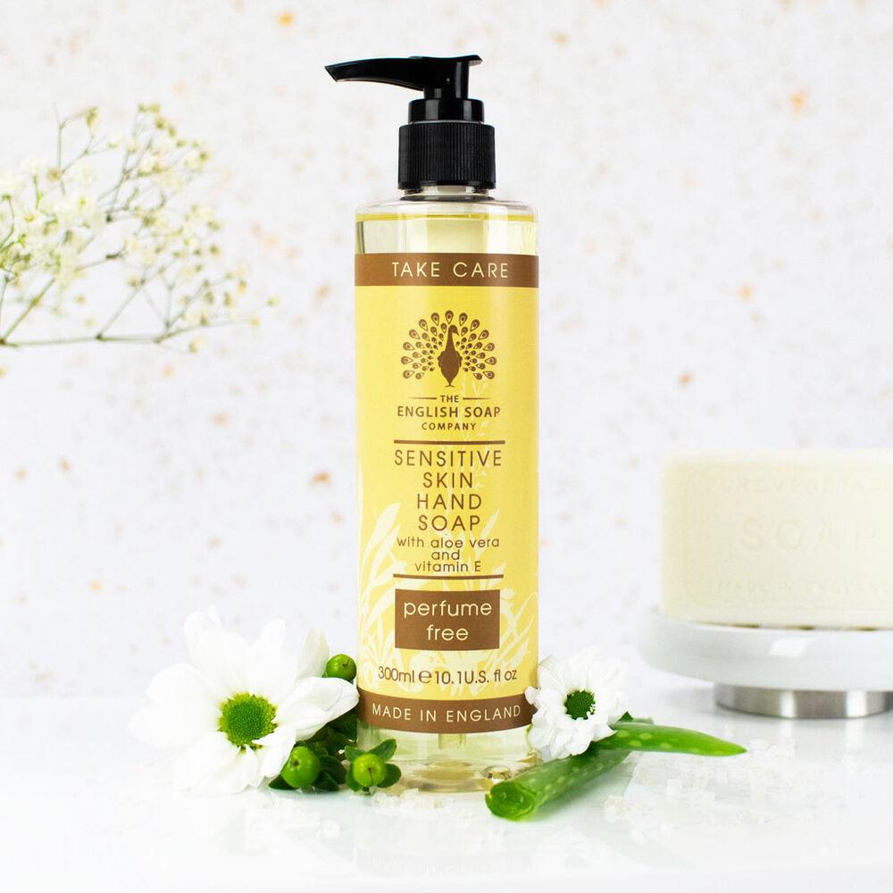 Sensitive Skin Hand Wash 300ml Fragrance Free with Aloe Vera and Vitamin E