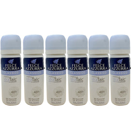 Felce Azzurra Classico Original Deodorant Spray 50ml Travel Pack of 6