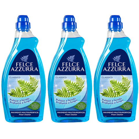 Felce Azzurra Classico Original Floor Cleaner 900ml Pack of 3