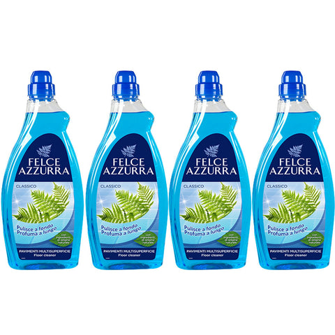 Felce Azzurra Classico Original Floor Cleaner 4 x 900ml