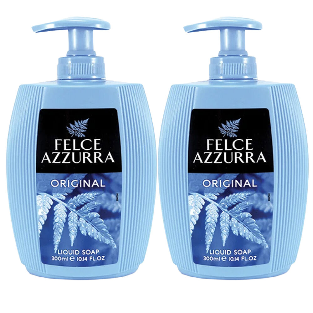 Felce Azzurra Classico Liquid Soap 2 x 300ml Moisturising Hand and Face Wash