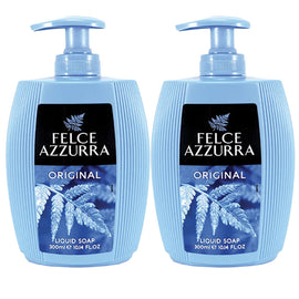 Felce Azzurra Classico Liquid Soap 2 x 300ml Moisturising Hand and Face Wash