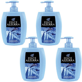 Felce Azzurra Classico Liquid Soap 300ml Pack of 4 Moisturising Hand and Face