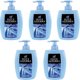 Felce Azzurra Classico Liquid Soap 300ml Pack of 5 Hand and Face Cleanser