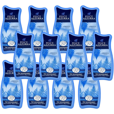 Felce Azzurra Classico Air Freshener Gel 140g Pack of 12 Home Fragrance