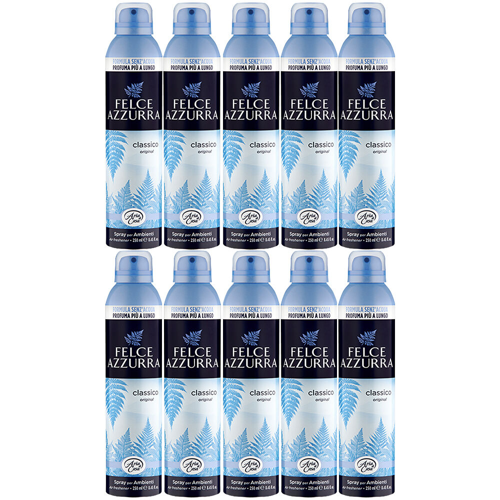 Felce Azzurra Classico Air Freshener Spray 250ml Pack of 10