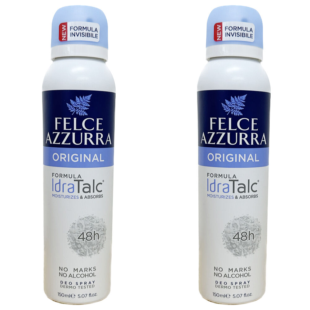 Felce Azzurra Original Classico No Alcohol Deodorant Spray Pack of 2 150ml