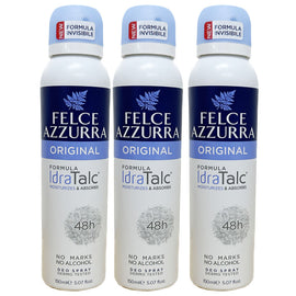 Felce Azzurra Original Classico No Alcohol Deodorant Spray 3 x 150ml