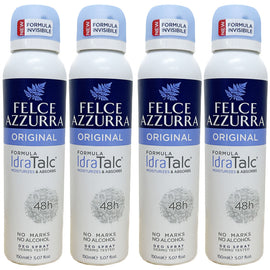 Felce Azzurra Classico Deodorant Spray 150ml No Alcohol Pack of 4