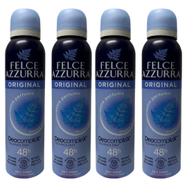 Felce Azzurra Classico Deodorant Spray 150ml No Alcohol Pack of 4
