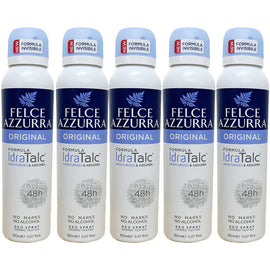 Felce Azzurra Original Classico Deodorant Spray 150ml No Alcohol Pack of 5