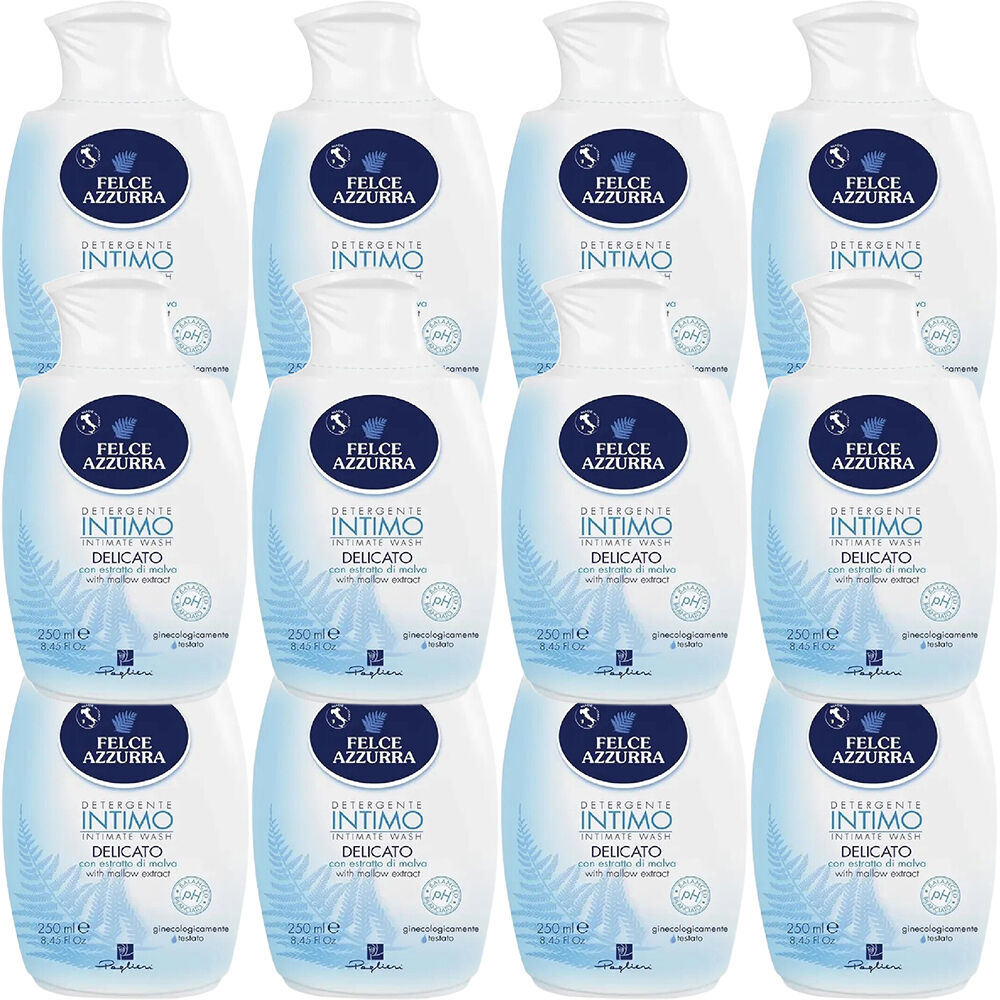 Felce Azzurra Delicato Intimate Wash 250ml Pack of 12 Gynecologically Tested