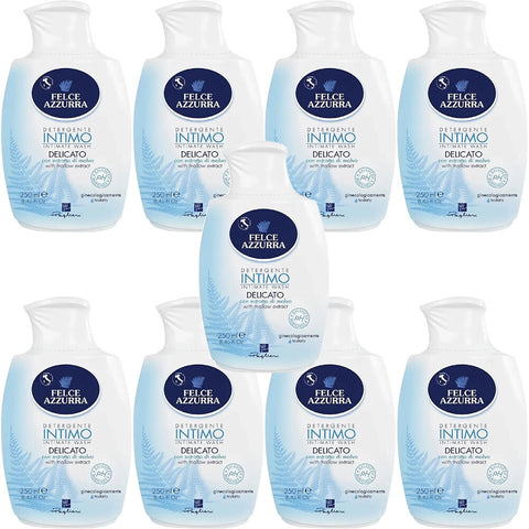 Felce Azzurra Intimate Wash 9 Pack 250ml pH5 Calendula Gynecologically Tested
