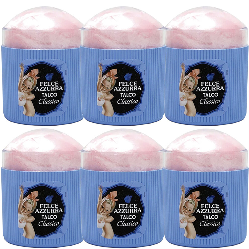 Felce Azzurra Classico Dusting Powder Puff 250g Pack of 6