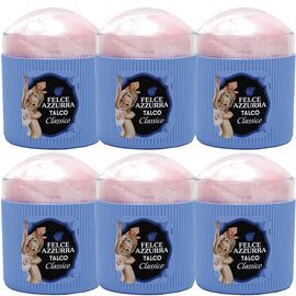 Felce Azzurra Classico Dusting Powder Puff 250g Pack of 6