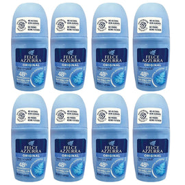 Felce Azzurra Classico No Alcohol Roll On Deodorant 50ml Pack of 8