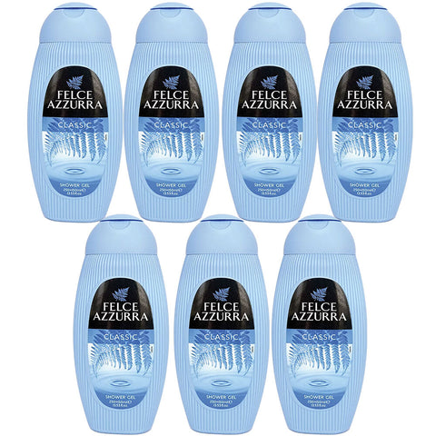 Felce Azzurra Classico Shower Gel 400ml Pack of 7 Classic Italian Scent